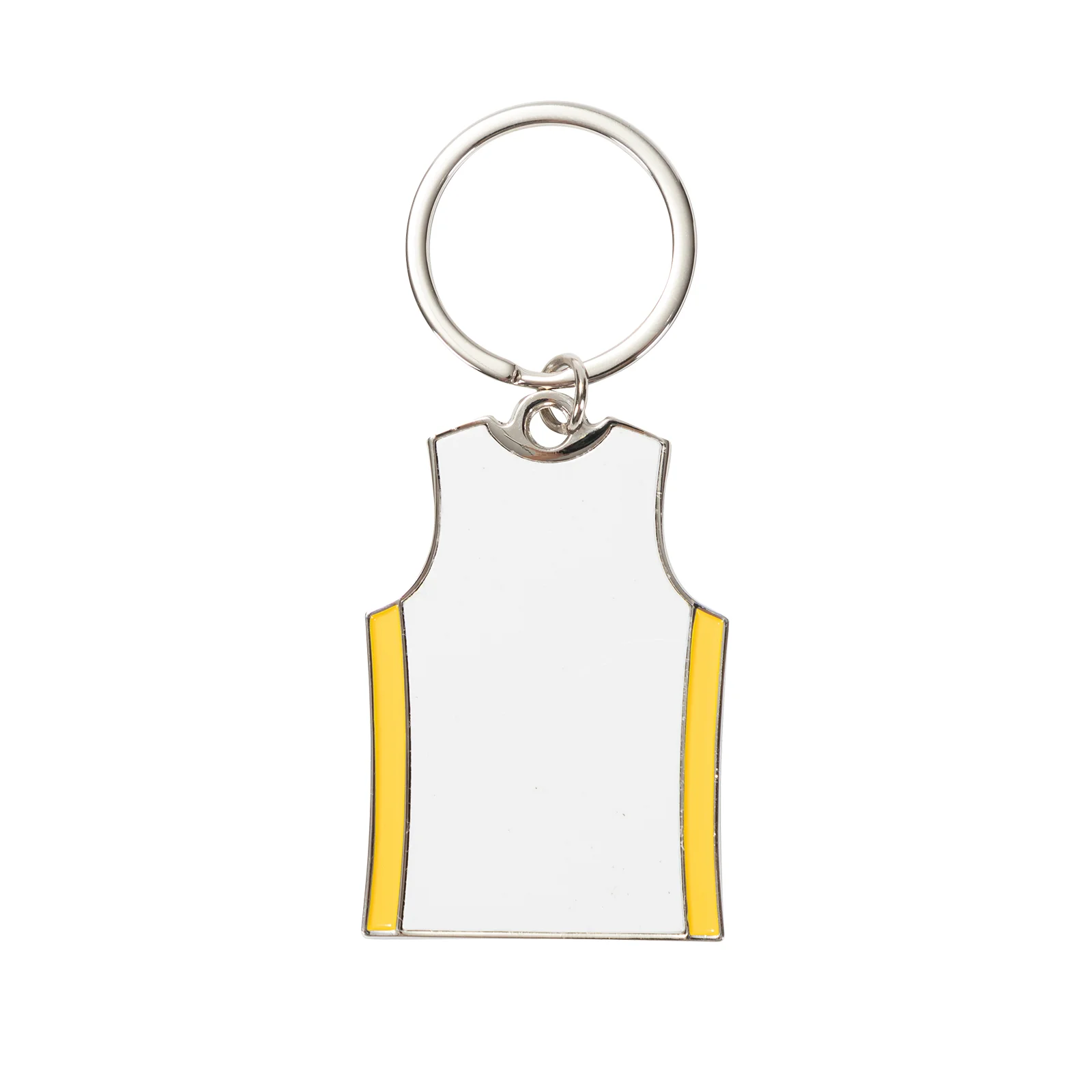 Sublimation Metal Keychain (T-Shirt,Yellow)