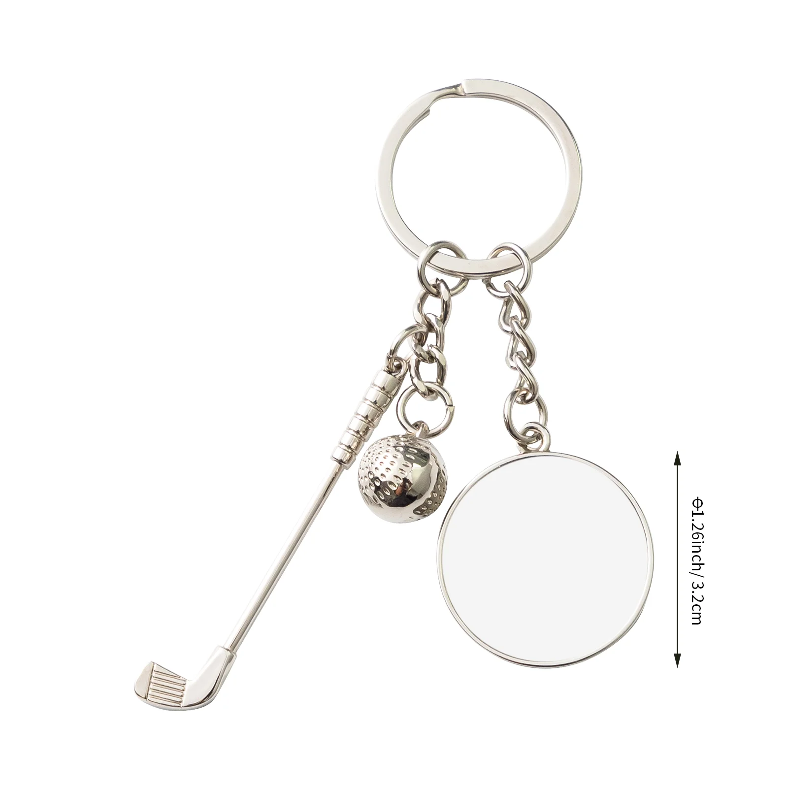 Sublimation Metal Keychain (Golf) thumbnail 4