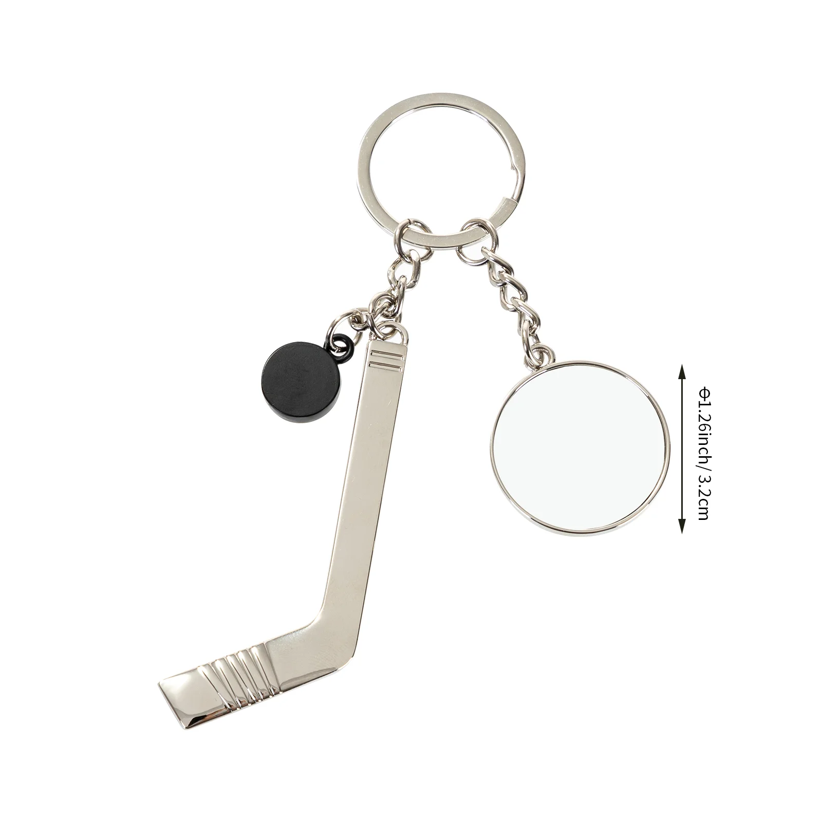 Sublimation Metal Keychain (Hockey) thumbnail 4