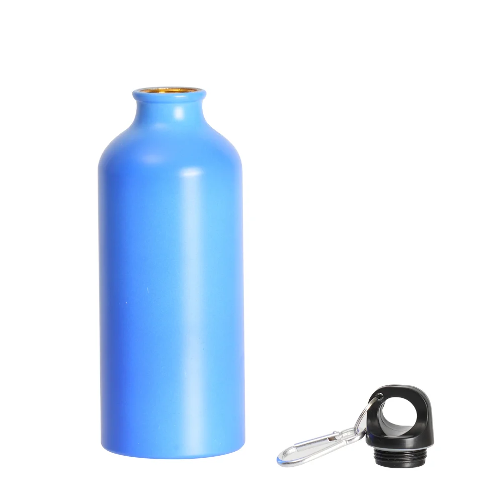 20oz 600ml Sublimation Cold Color Change Aluminium Bottle - Light Blue to Dark Blue thumbnail 3