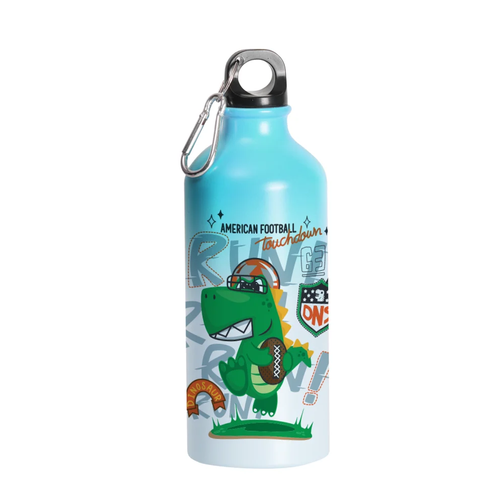 20oz 600ml Sublimation Cold Color Change Aluminium Bottle - Light Blue to Lake Blue thumbnail 2