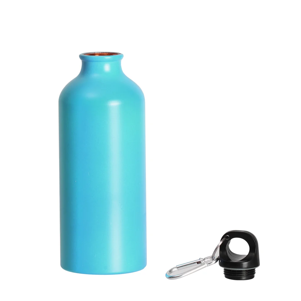 20oz 600ml Sublimation Cold Color Change Aluminium Bottle - Light Blue to Lake Blue thumbnail 3