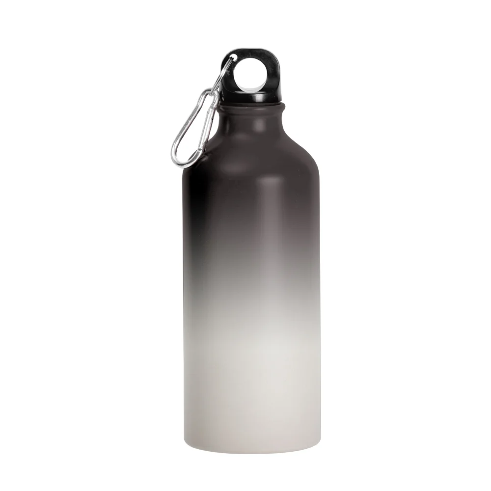 20oz 600ml Sublimation Cold Color Change Aluminium Bottle - Light Brown to Black thumbnail 1