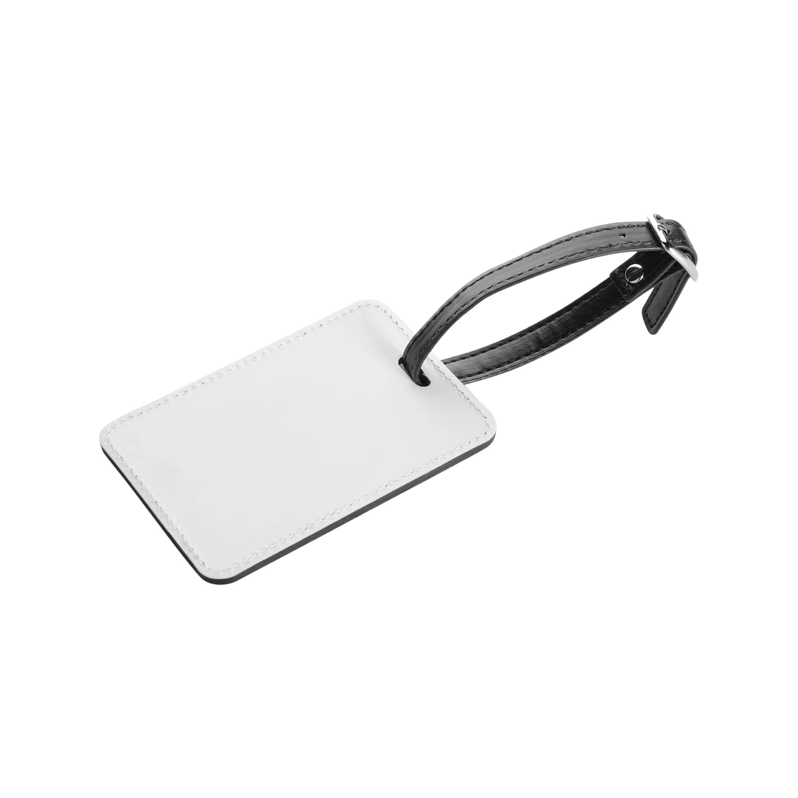 Double Sided Sublimatable PU Leather Luggage Tag thumbnail 3