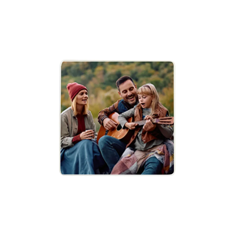 Sublimation Music Fridge Magnet (10*10*1cm,White) thumbnail 3