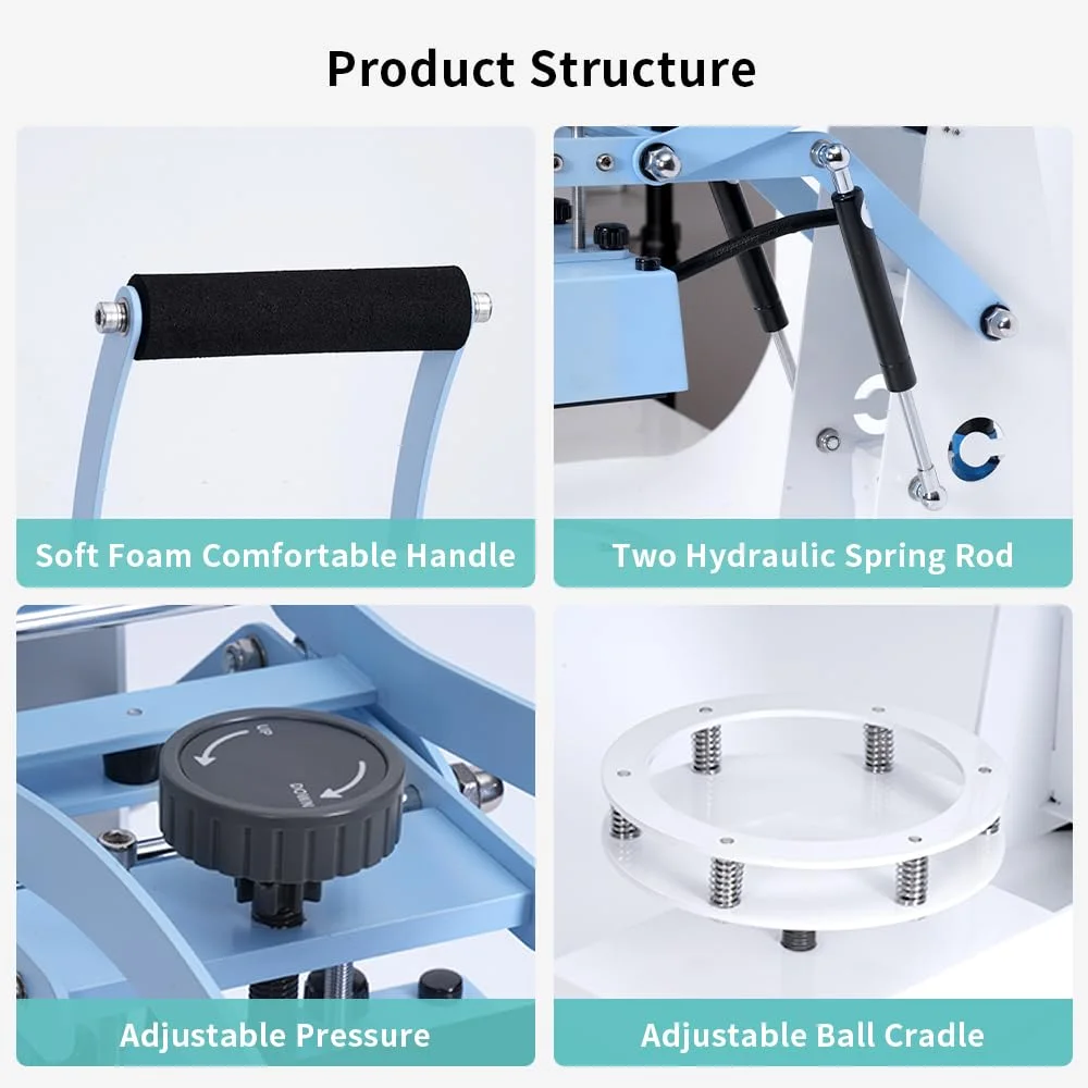 Ball Heat Press Machine (Touch Screen) thumbnail 3