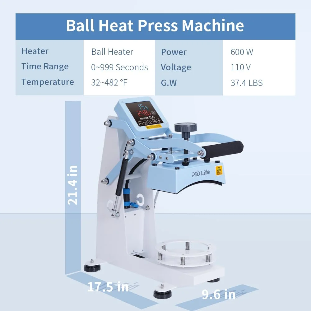 Ball Heat Press Machine (Touch Screen) thumbnail 8