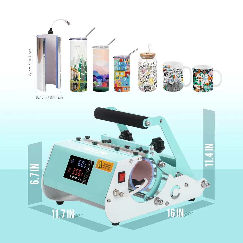 30 Oz Tumbler Press V3.0 Pro Max (Touch Screen, Mint Green)