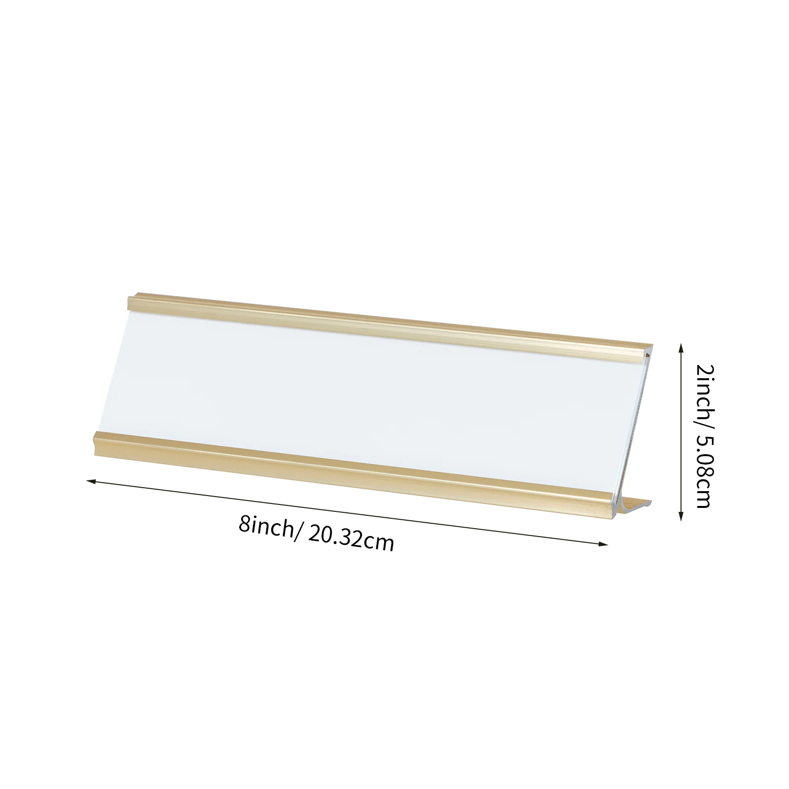 Sublimation Name Plate Holder (Black, 6x20cm) thumbnail 4
