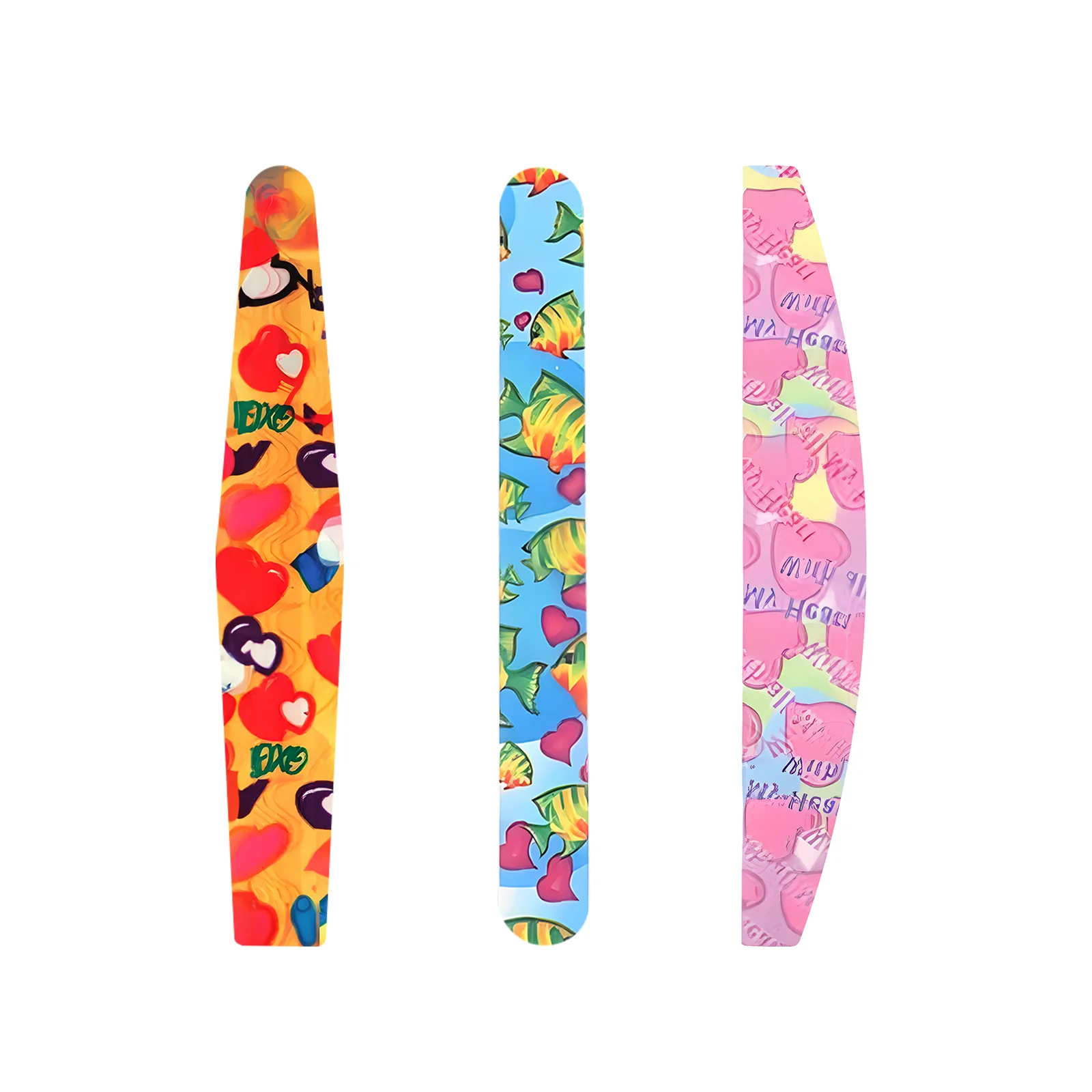 Custom Full Color Stainless Steel Nail File