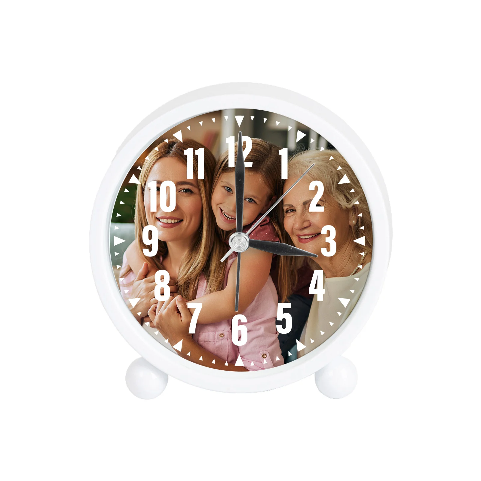 Sublimation Alarm Clock (10.5*10.7*4cm,White) thumbnail 2