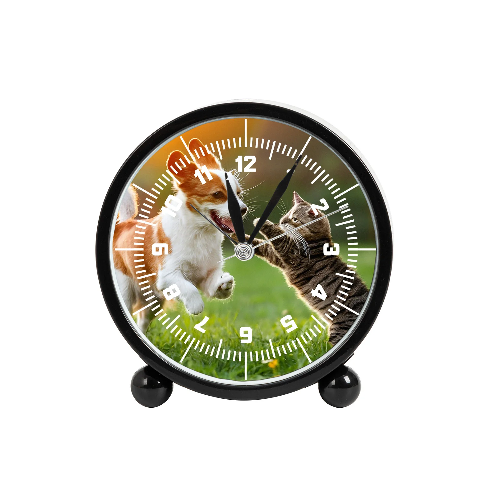 Sublimation Alarm Clock (10.5*10.7*4cm,Black) thumbnail 2