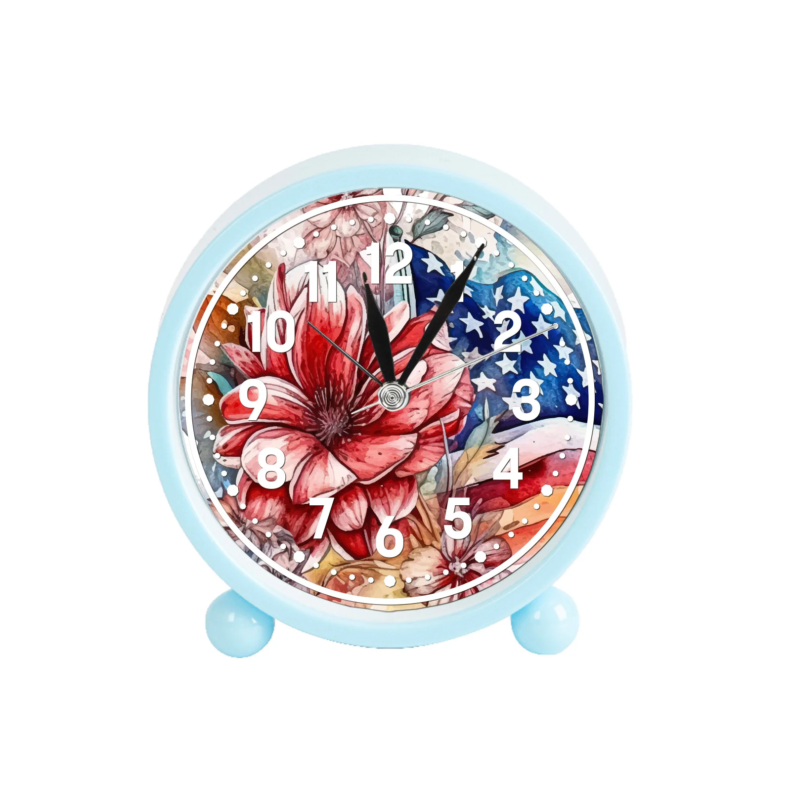 Sublimation Alarm Clock (10.5*10.7*4cm,Light Blue) thumbnail 2