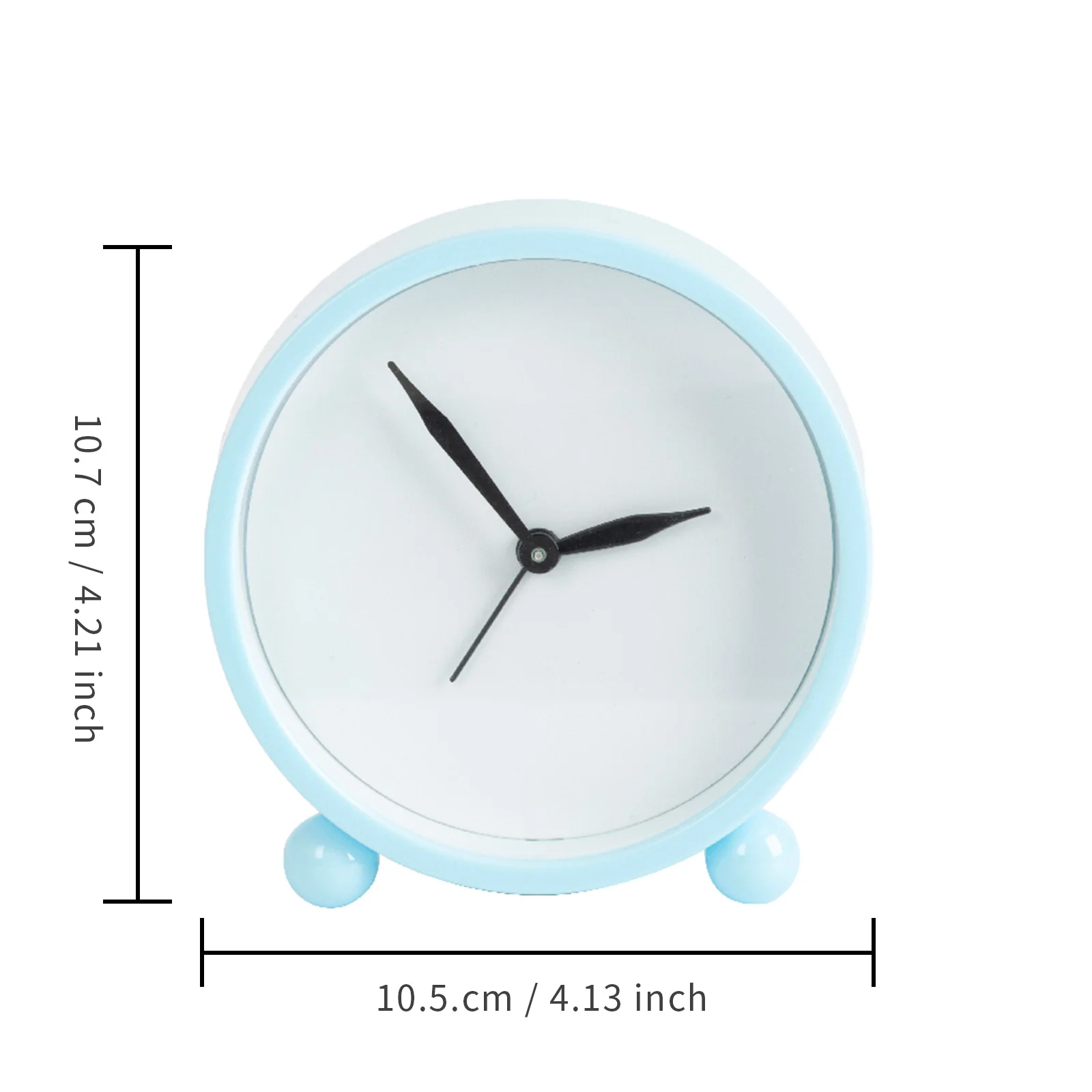 Sublimation Alarm Clock (10.5*10.7*4cm,Light Blue) thumbnail 5