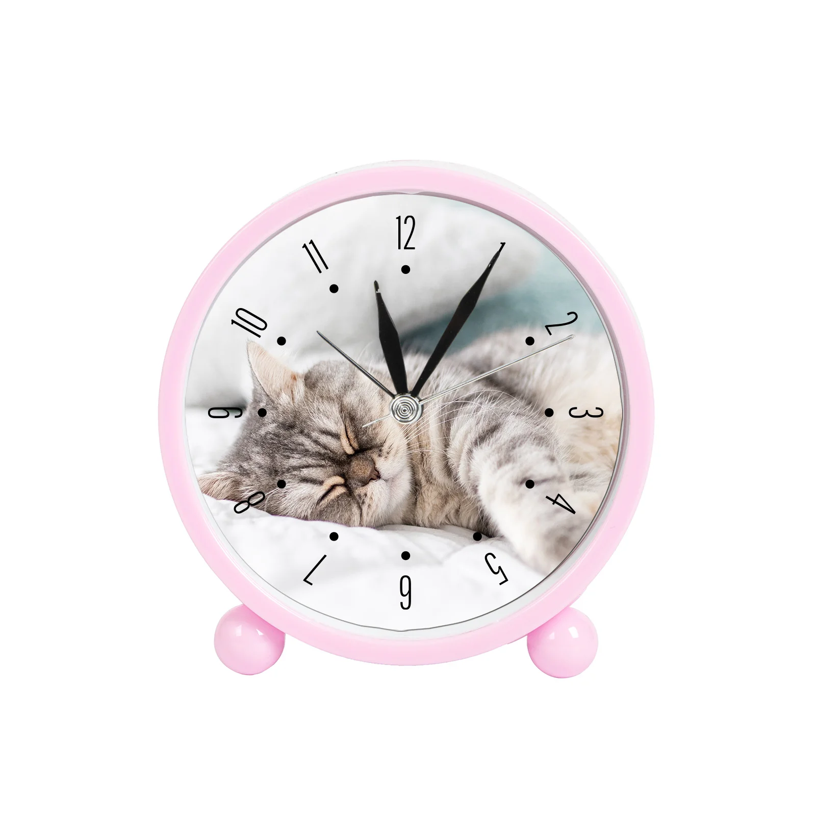 Sublimation Alarm Clock (10.5*10.7*4cm,Pink) thumbnail 2