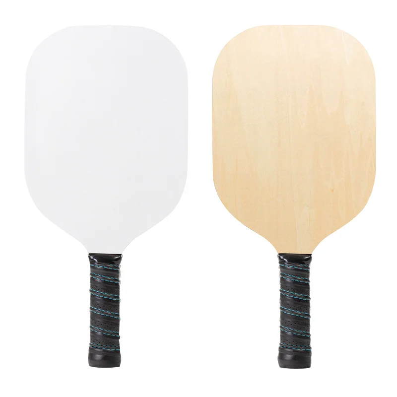 Elite Sublimation Plywood Pickleball Paddle White and Wood (190*395*10mm)
