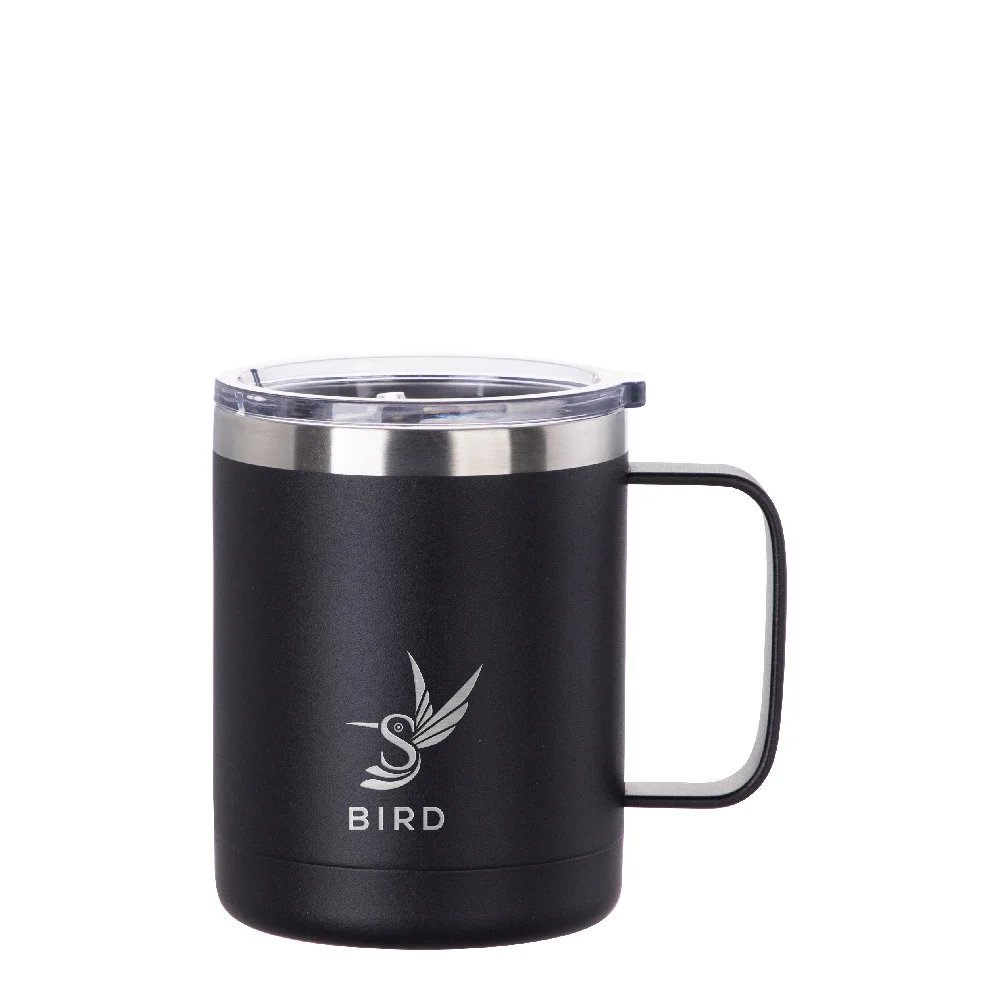 10oz/300ml Stainless Steel Coffee Cup (Powder Coating Black)