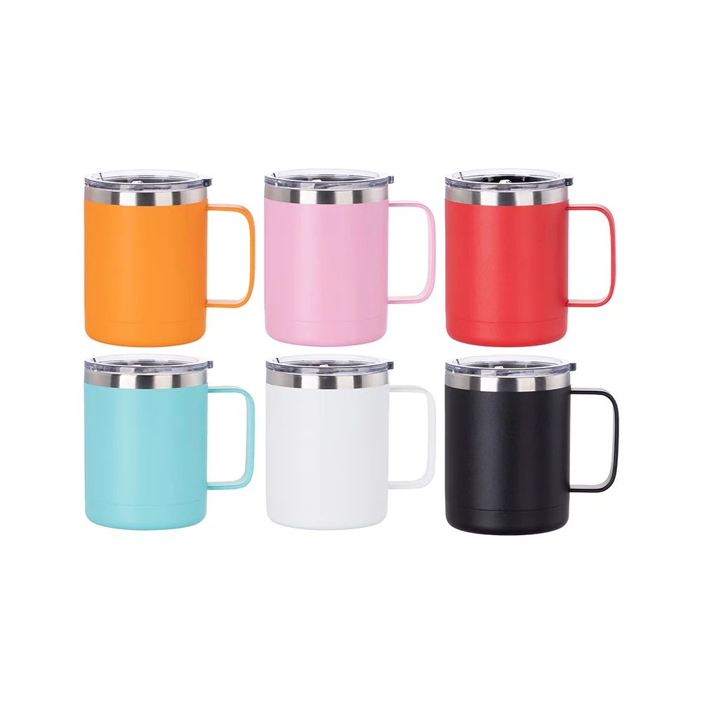 10oz/300ml Stainless Steel Coffee Cup (Powder Coating Black) thumbnail 5