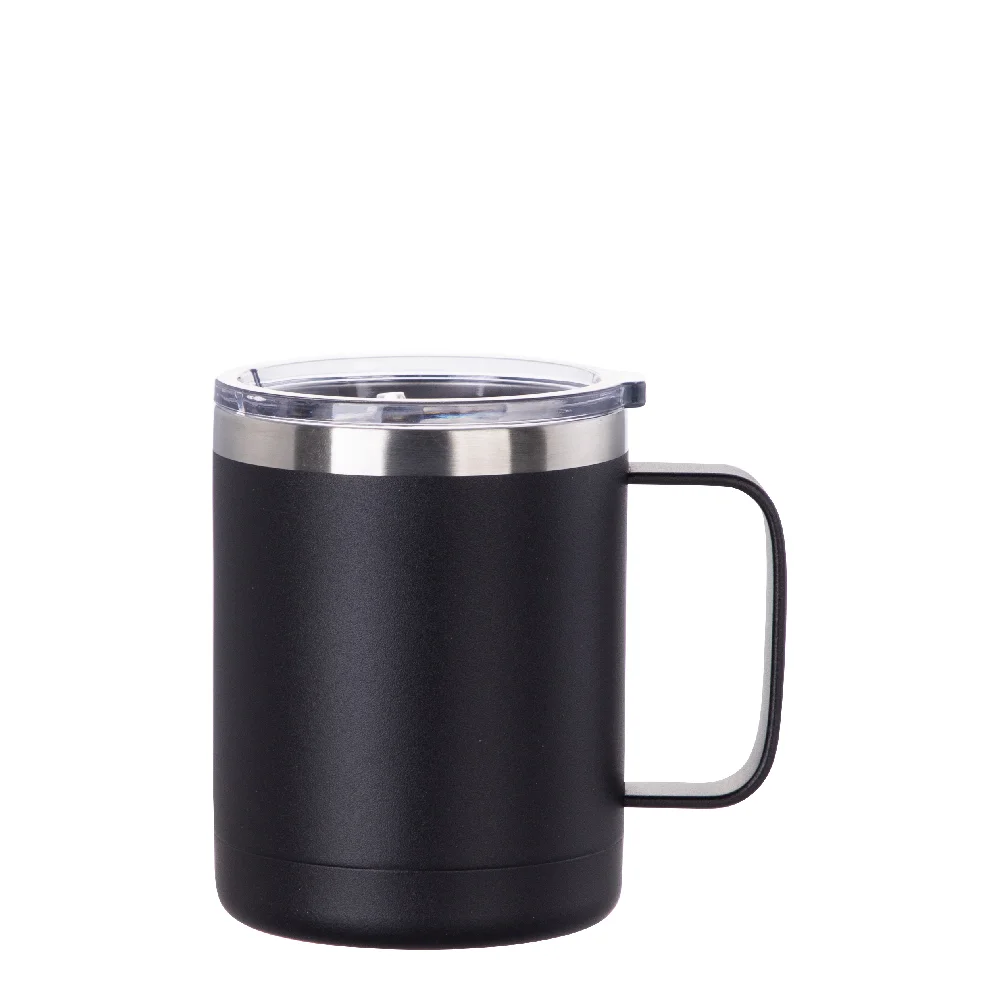 10oz/300ml Stainless Steel Coffee Cup (Powder Coating Black)