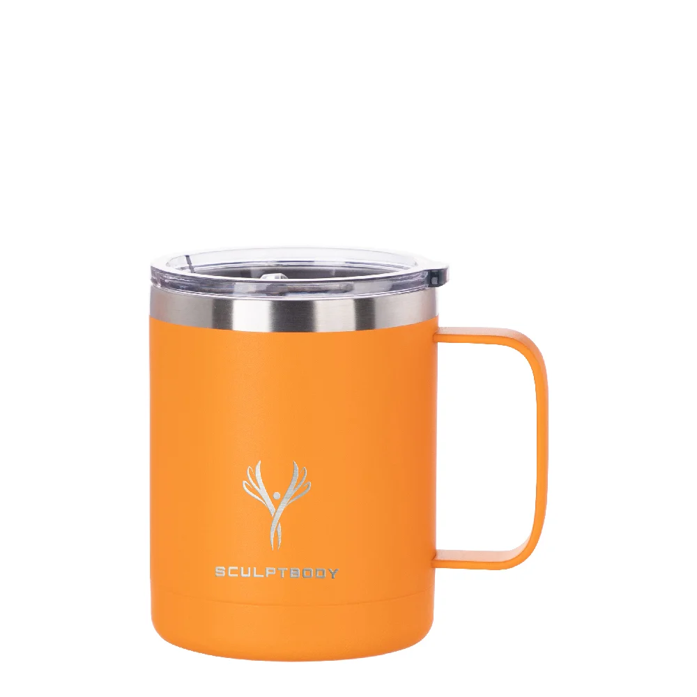 10oz/300ml Stainless Steel Coffee Cup (Powder Coating Orange)