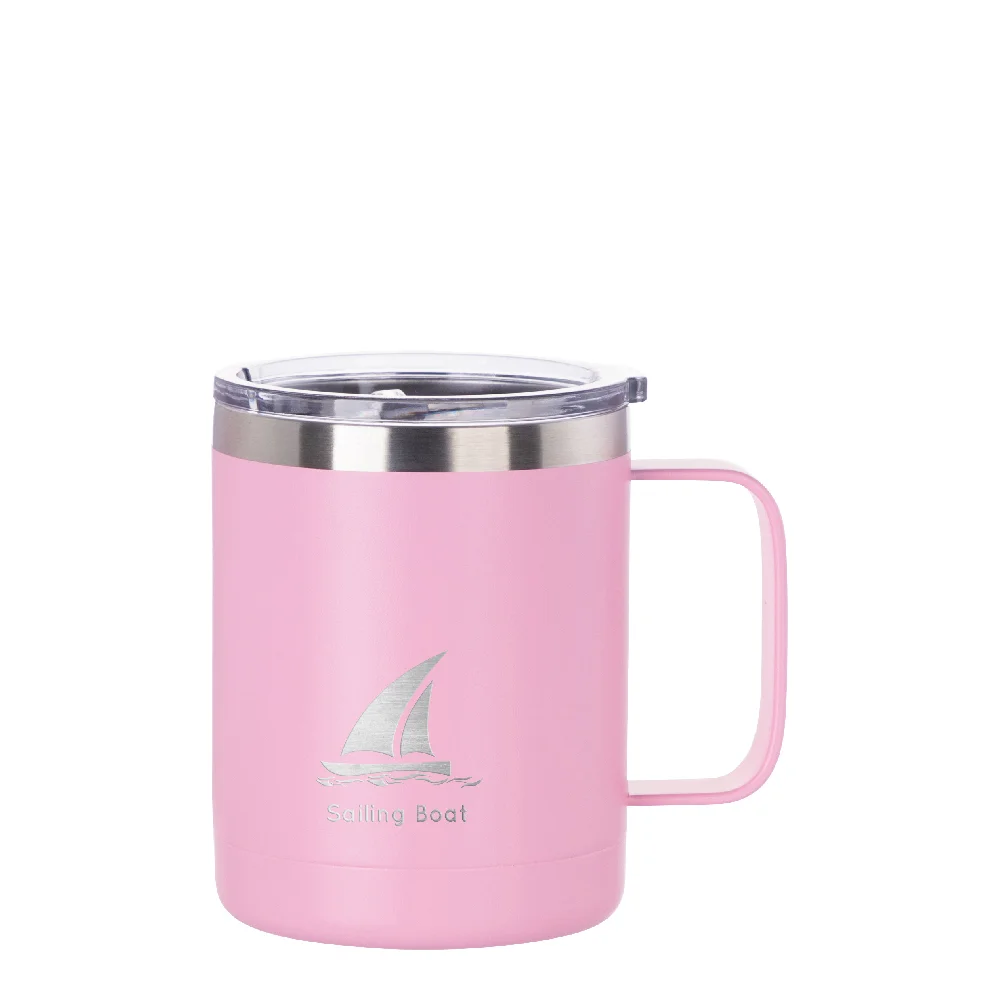 10oz/300ml Stainless Steel Coffee Cup (Powder Coating Pink)