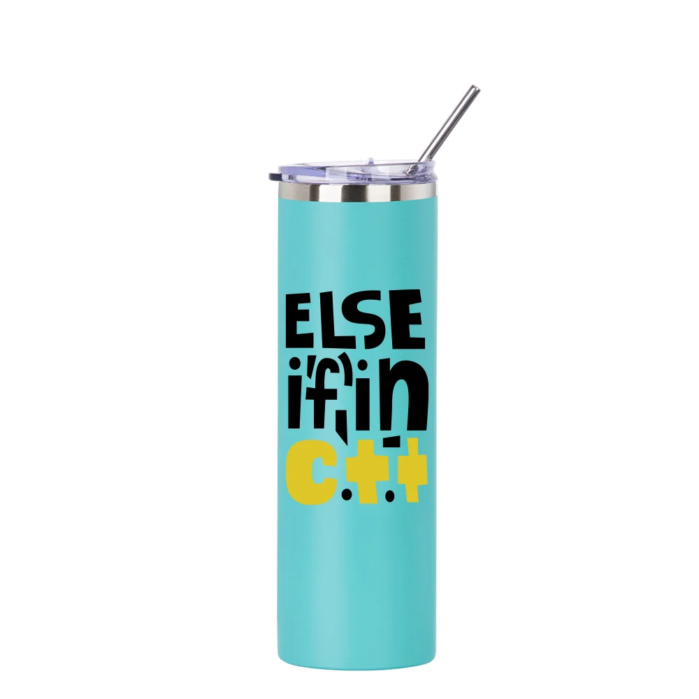 30oz/900ml Stainless Steel Tumbler with Straw & Lid (Powder Coated, Mint Green) thumbnail 3