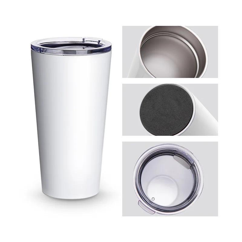 16oz 480ml Double Wall Stainless Steel Vacuum Insulated Travel Mug (Powder Coating) thumbnail 5