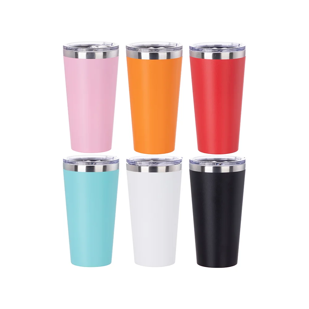 16oz 480ml Double Wall Stainless Steel Vacuum Insulated Travel Mug (Powder Coating) thumbnail 1