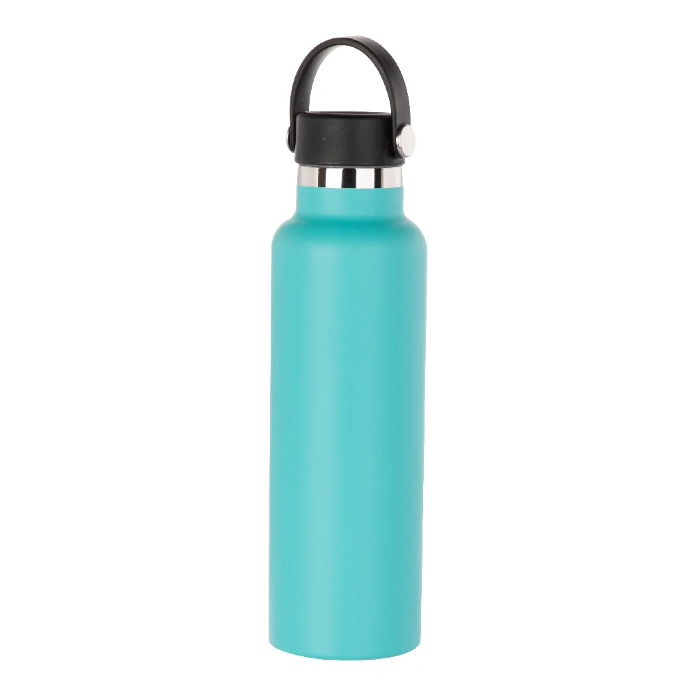 600ml Powder Coated Sports Bottle (Mint Green) - image 1
