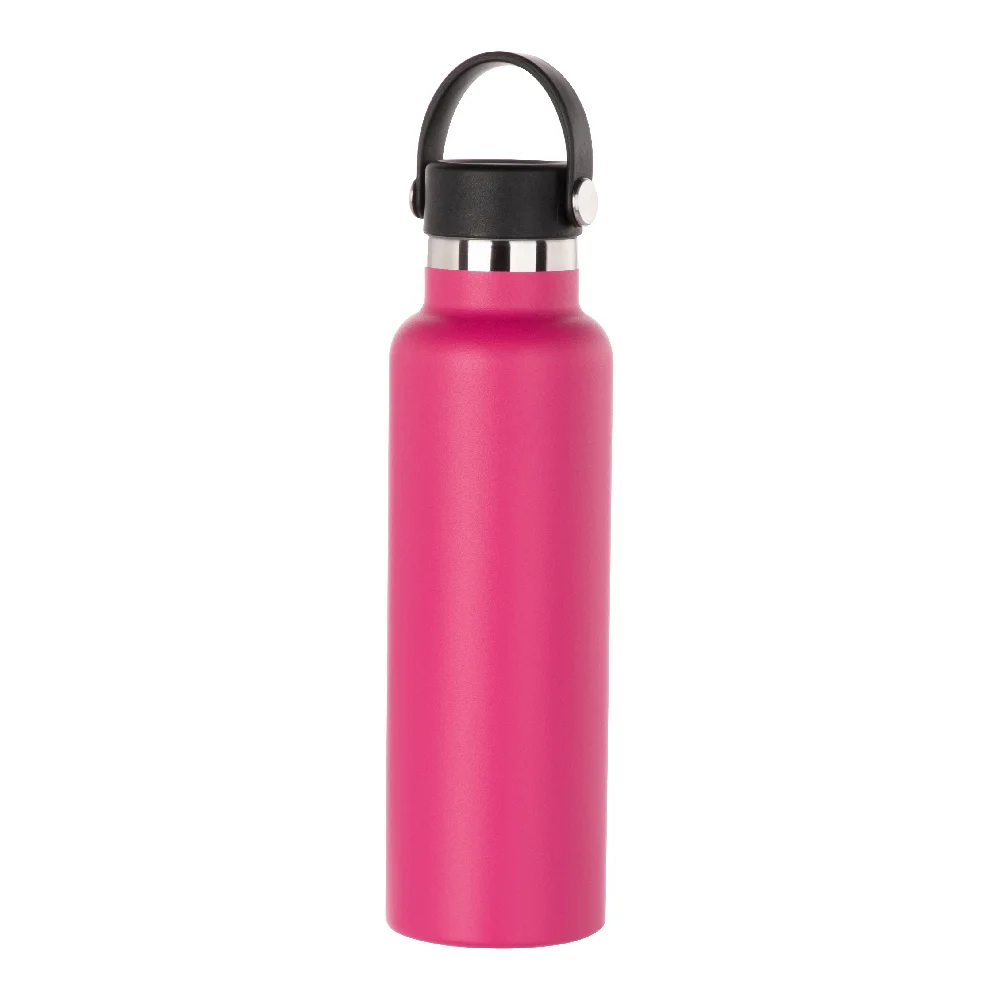 600ml Powder Coated Sports Bottle (Purple Red) thumbnail 1