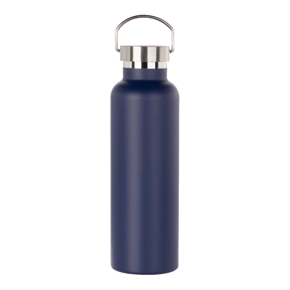 750ml Powder Coated Sports Bottle (Dark Blue) - image 1