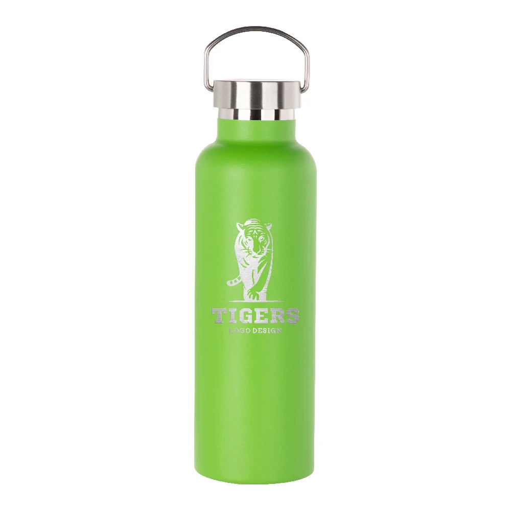 750ml Powder Coated Sports Bottle (Grass Green) thumbnail 2