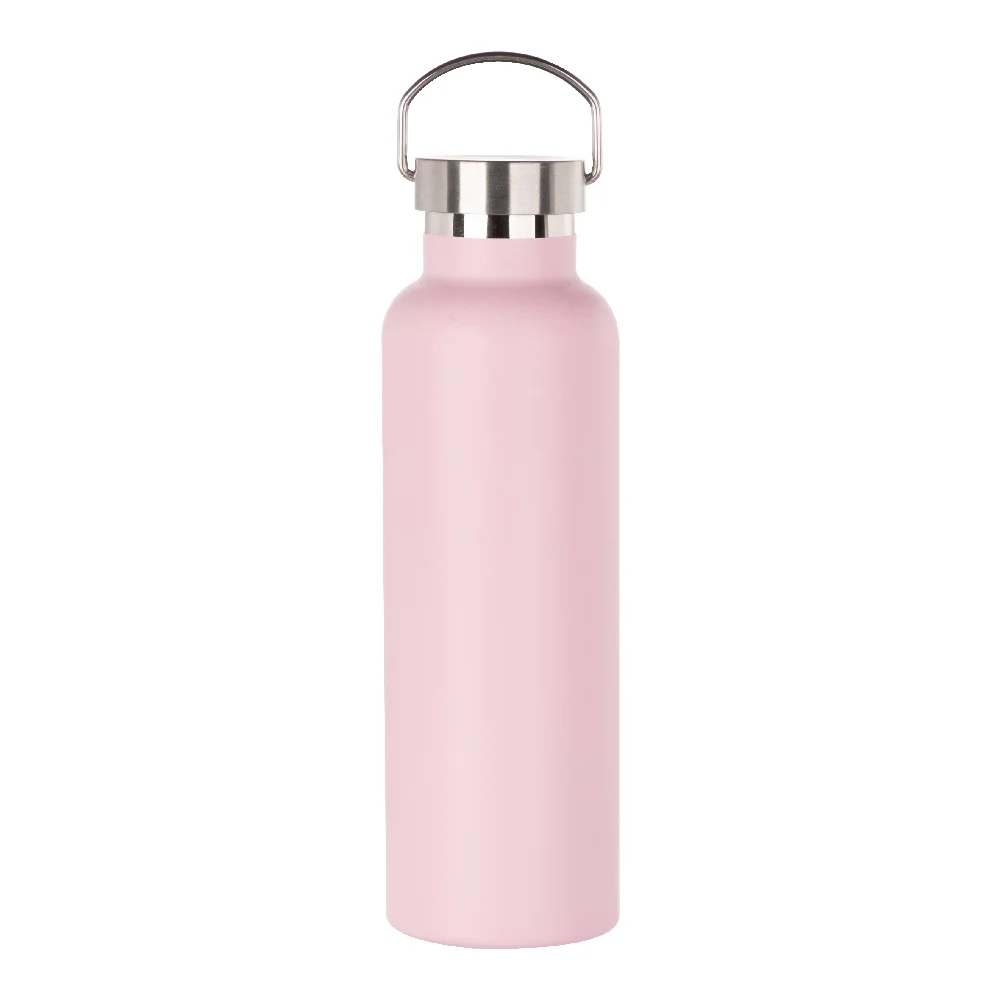 750ml Powder Coated Sports Bottle (Pink) - image 1