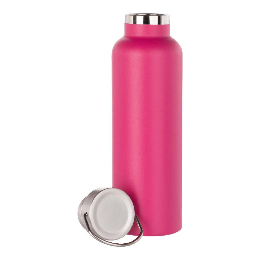 750ml Powder Coated Sports Bottle (purple red) thumbnail 4