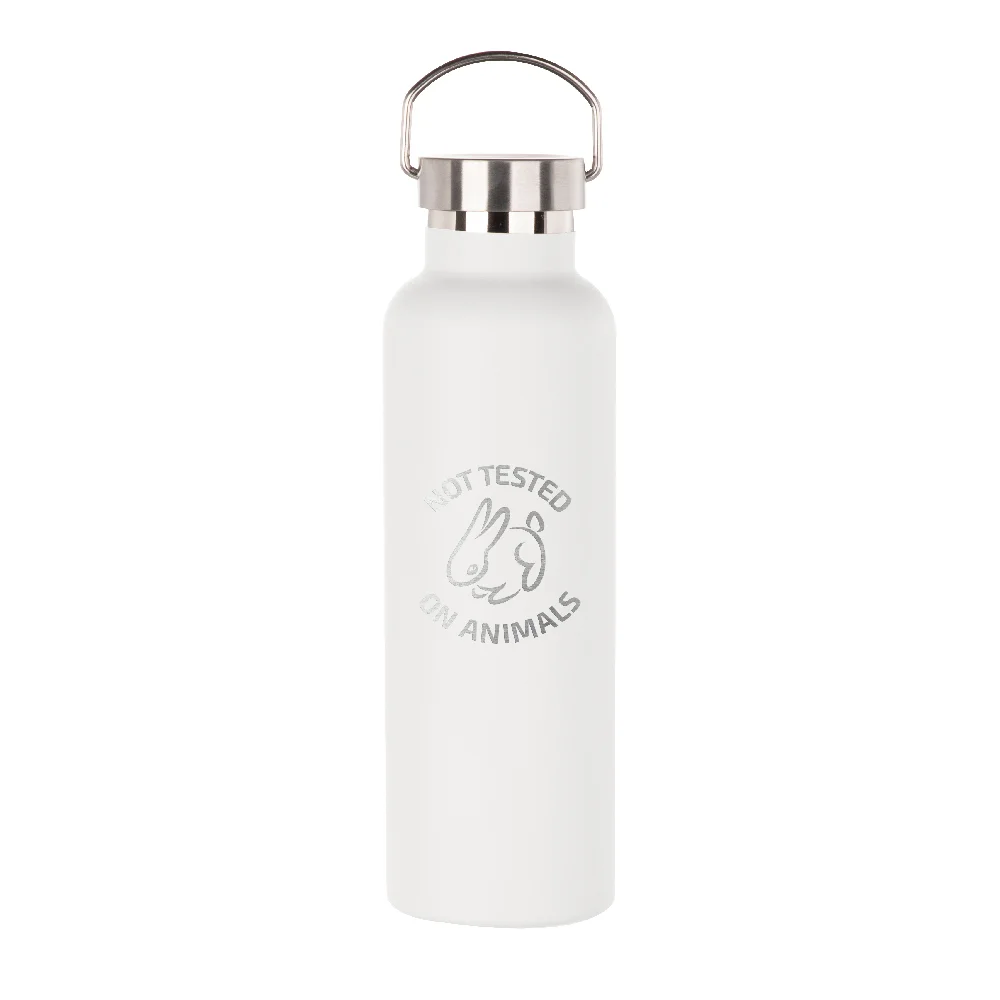 750ml Powder Coated Sports Bottle (White) thumbnail 2