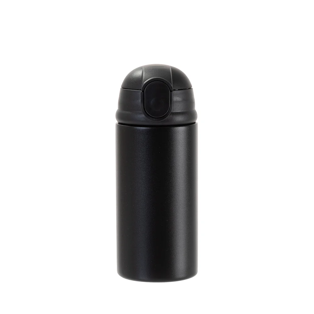 12oz/360ml Kids Stainless Steel Bottle (Powder Coated, Dark Blue) thumbnail 1