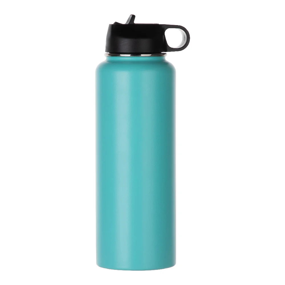 40oz 1200ml Large Powder Coated Blank Water Bottle (Mint Green) - image 1