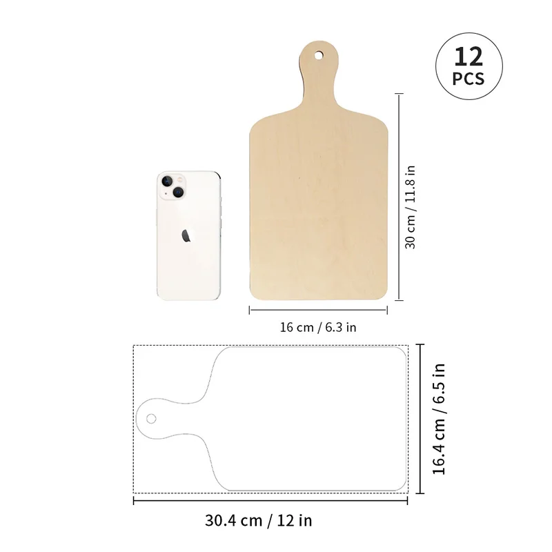 Sublimation Plywood Placemat(16*30*0.5cm) thumbnail 4