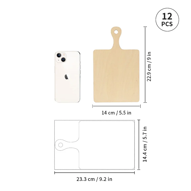 Sublimation Plywood Placemat(23*14*0.5cm) thumbnail 4