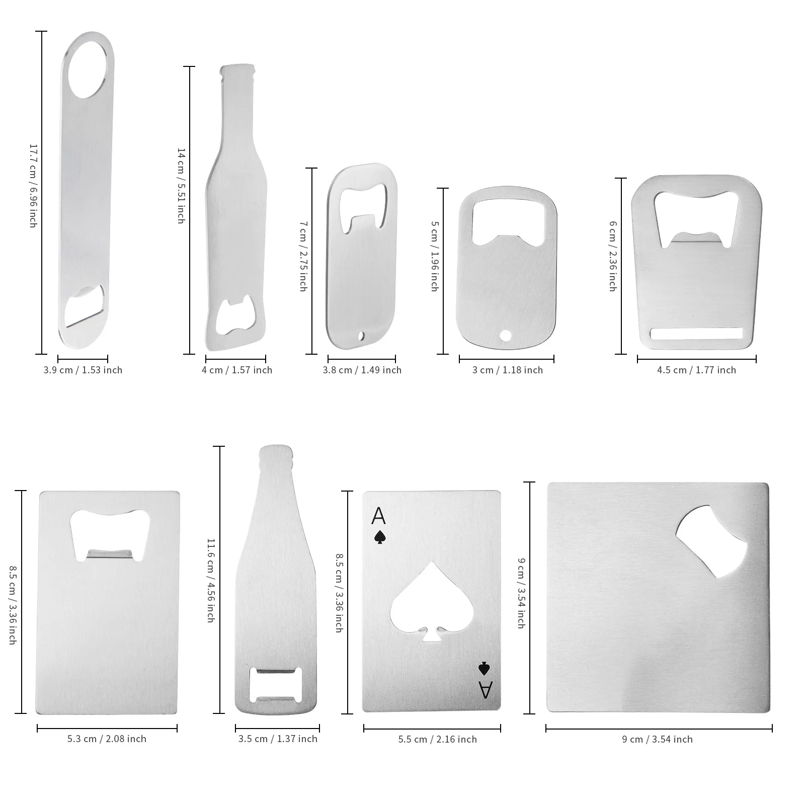 Sublimation Stainless Steel Bottle Opener thumbnail 3