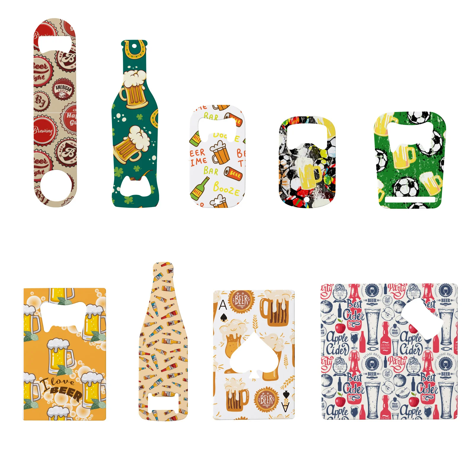 Full White Sublimation Stainless Steel Bottle Opener (4*17.7cm) thumbnail 2