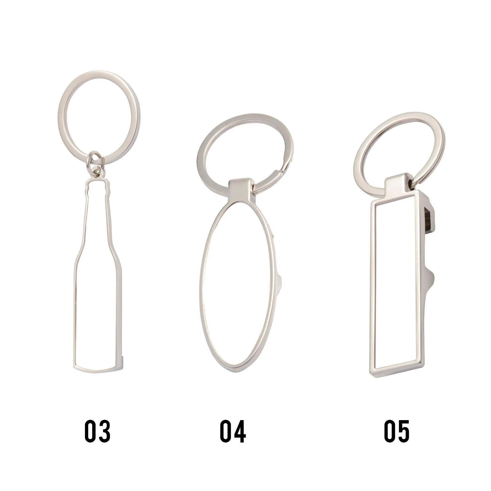 Sublimation Bottle Opener Key Chain thumbnail 1