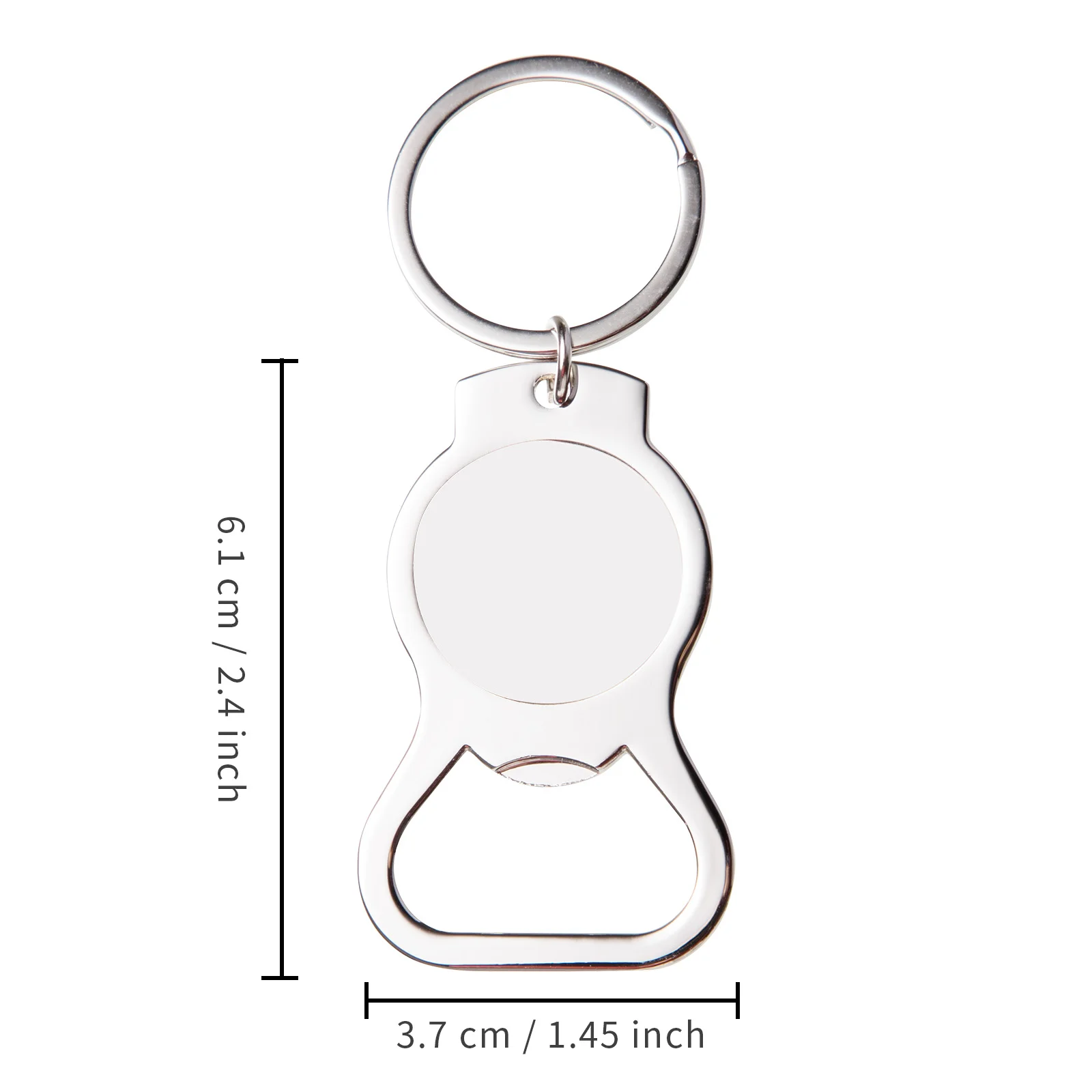 Sublimation Bottle Opener Keyring (Round) thumbnail 3
