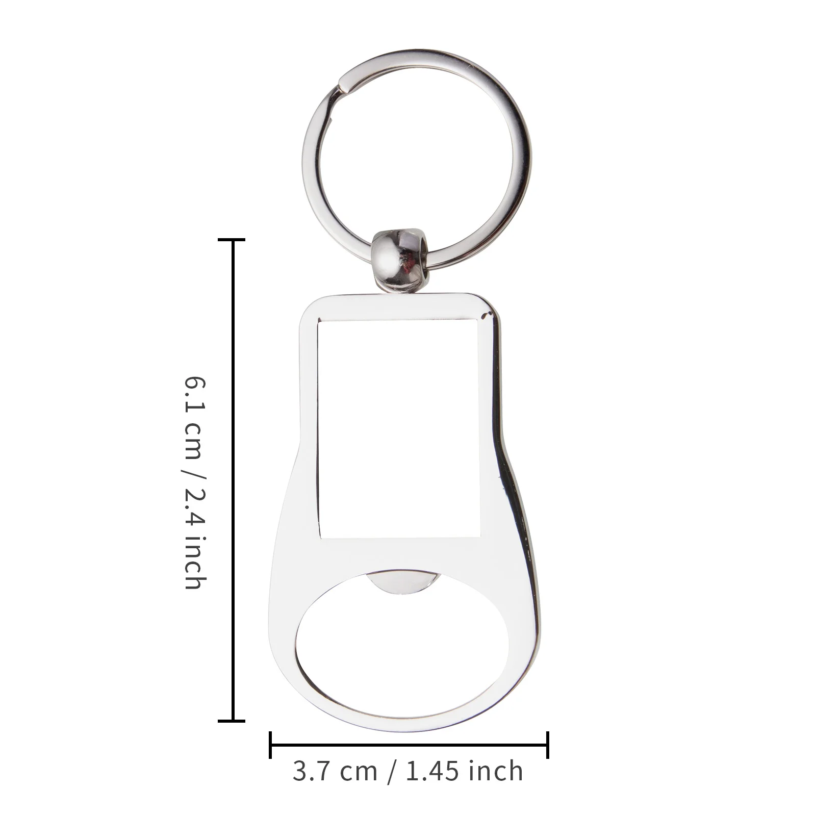 Sublimation Bottle Opener Keyring (Square) thumbnail 3