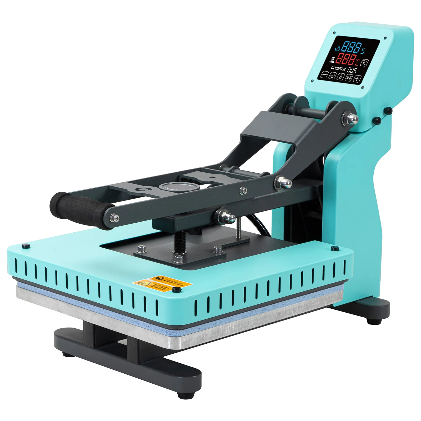 Auto Drawer Flat heat press (38*38cm, Green)