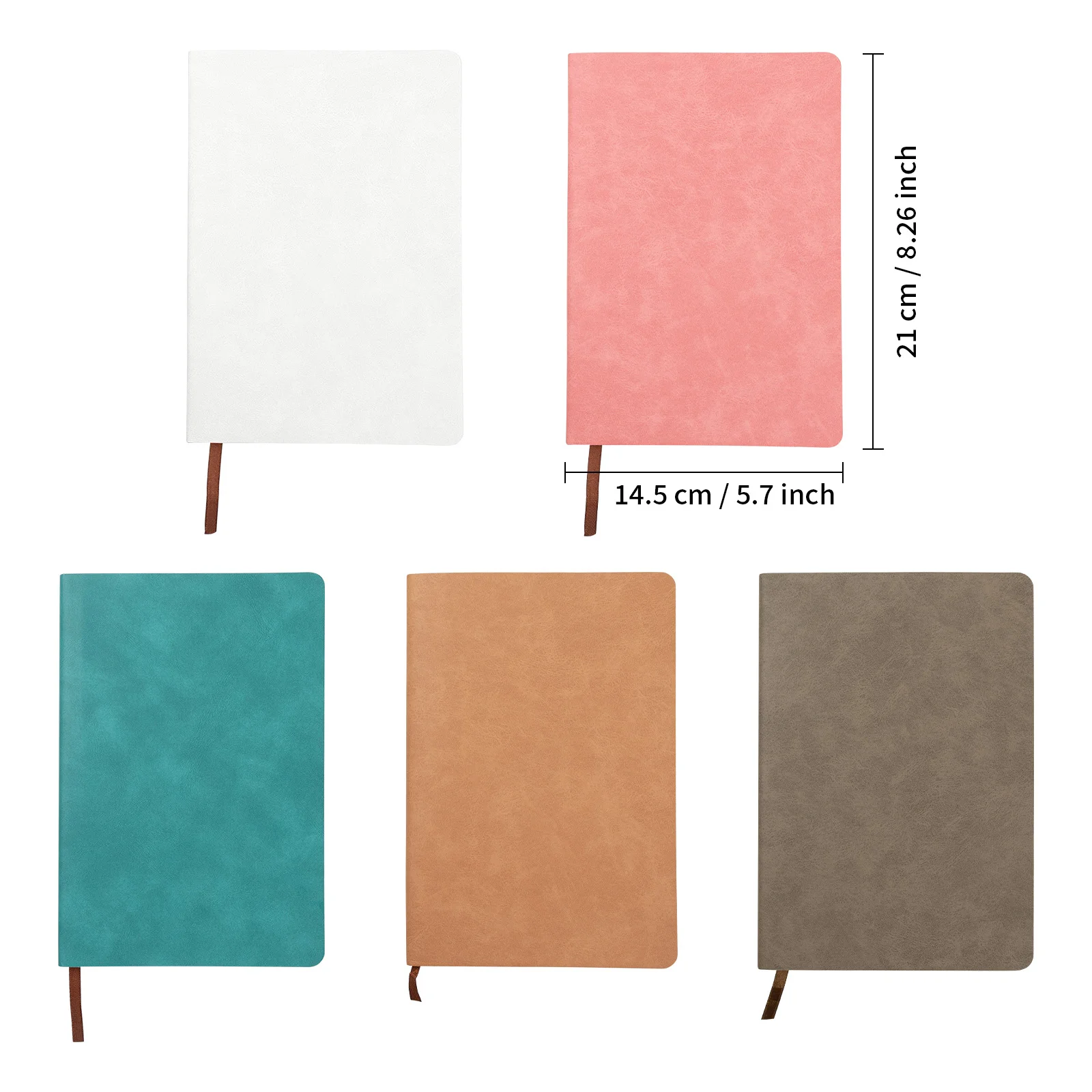 A5 Sublimation Notebook with Leather Cover (14.5*21cm) thumbnail 3