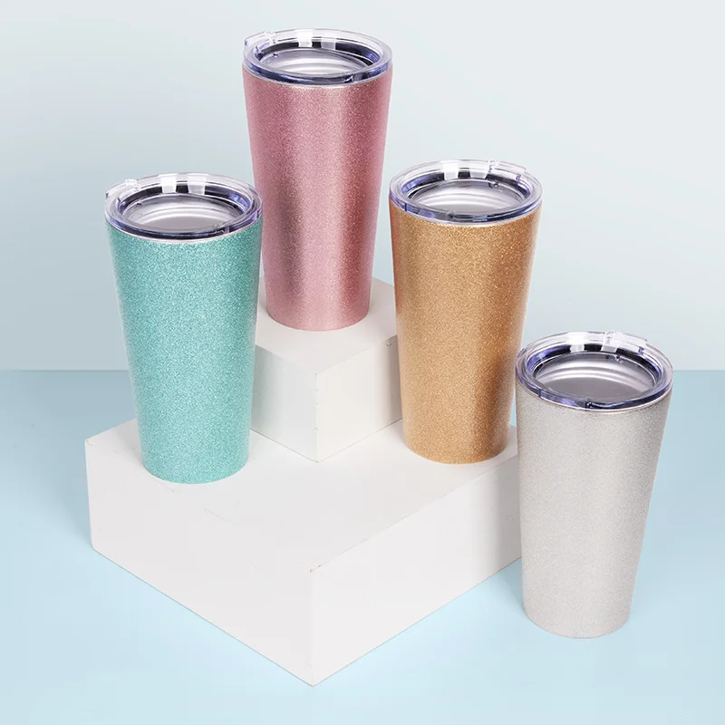 16oz 480ml Double Wall Stainless Steel Sublimation Tumbler (Glitter) thumbnail 10