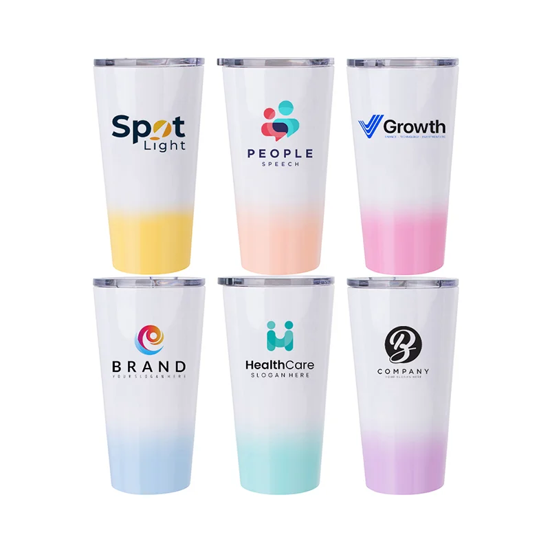 16oz 480ml Double Wall Stainless Steel Sublimation Tumbler (White/Custom Color) thumbnail 2