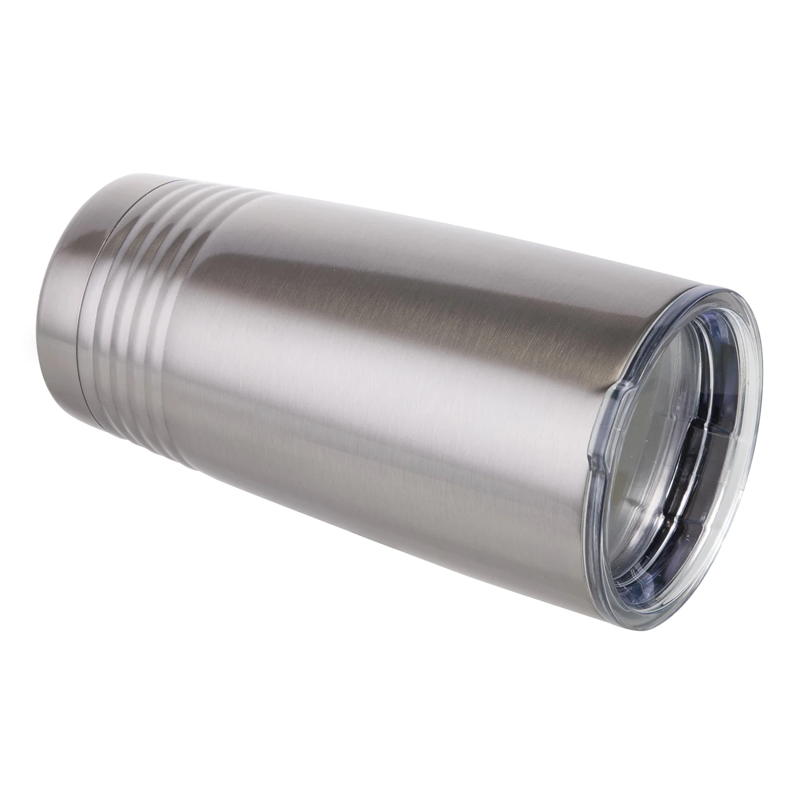 Sublimation 20oz Stainless Steel Tumbler with Ringneck Grip(Silver) thumbnail 5