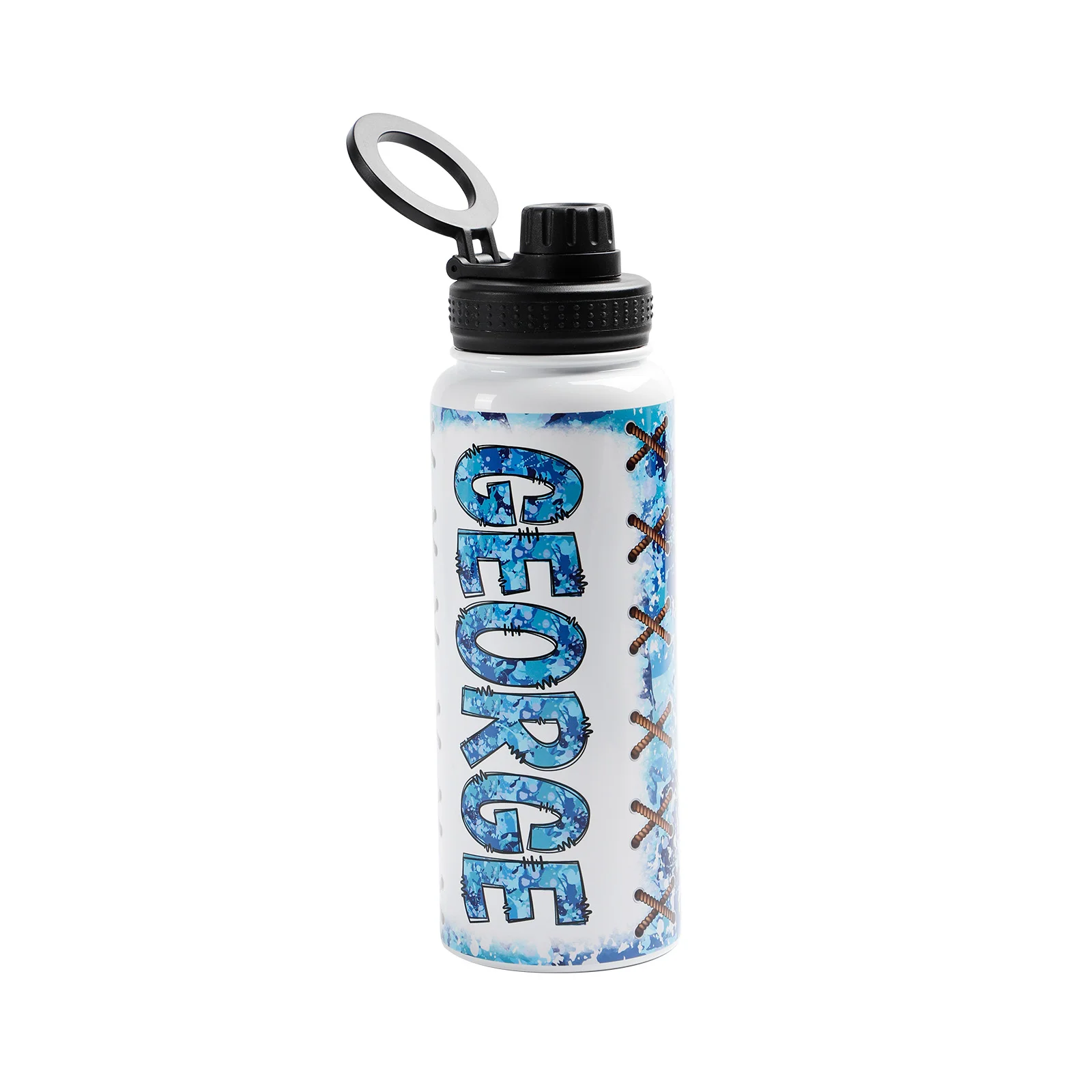 Sublimation Magnetic Phone Holder Stainless Steel Water Bottle with Portable Magnet Lid 32oz thumbnail 3